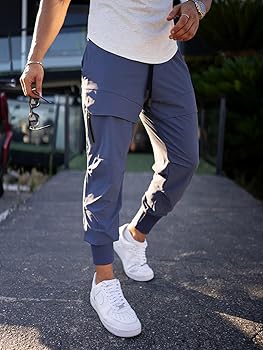 Amazon.com: AHA SELECTED Men's Sweatpants Stay Cool High Rib